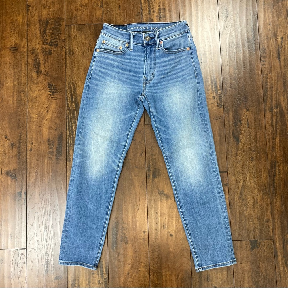 AMERICAN EAGLE Men’s Jeans Athletic Fit Medium Wash Airflow Stretch Size 26 x 28